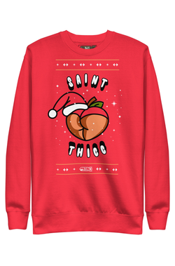 SAINT THICC X-MAS CREWNECK SWEATSHIRT