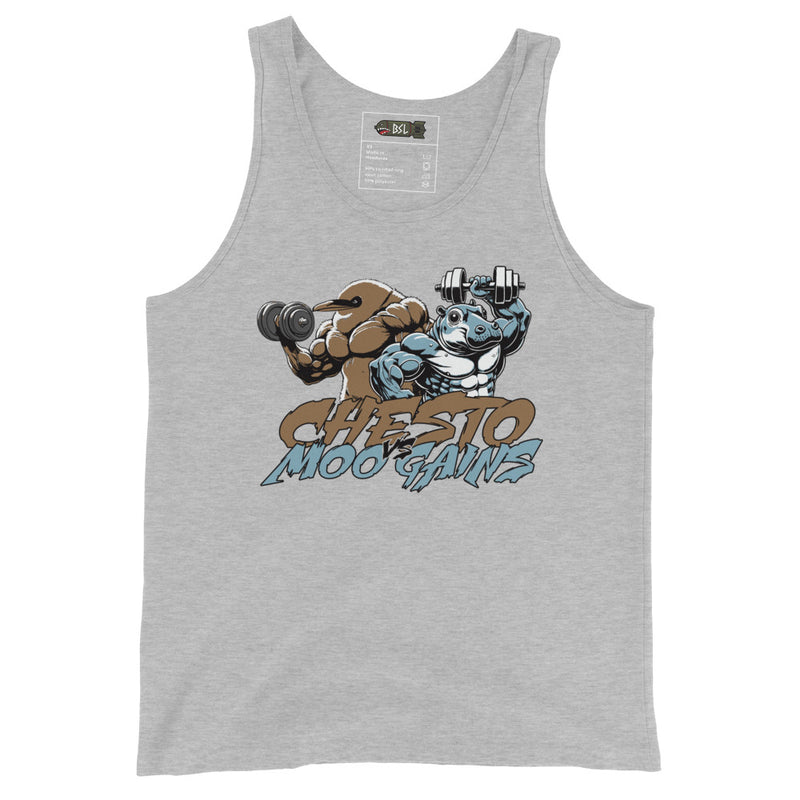 CHESTO VS MOO GAINS TANK TOP