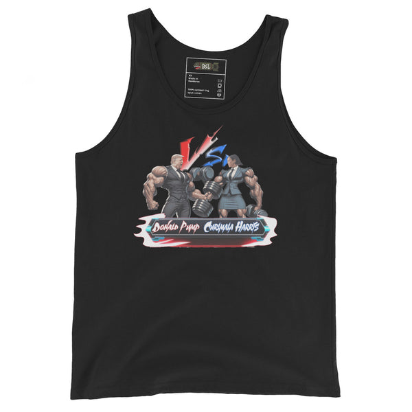 DONALD PUMP VS CURLMALA HARRIS TANK TOP