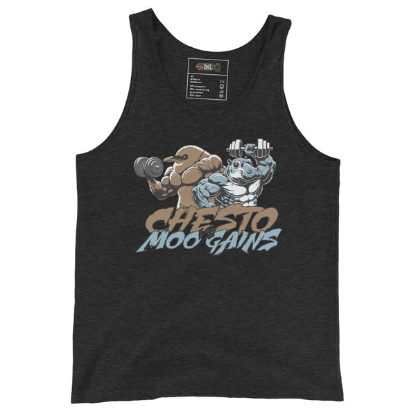 CHESTO VS MOO GAINS TANK TOP