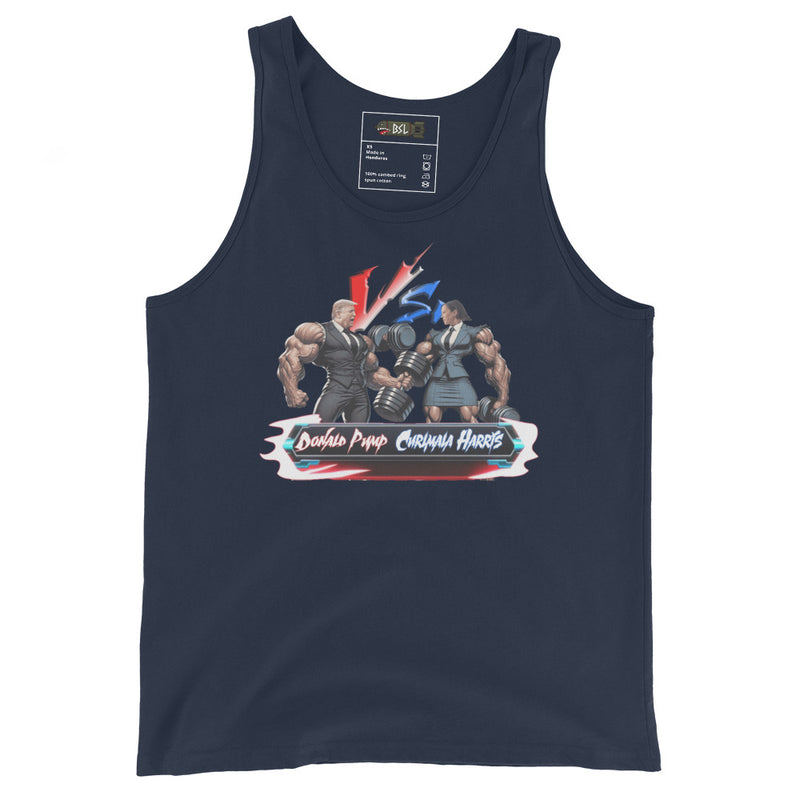 DONALD PUMP VS CURLMALA HARRIS TANK TOP