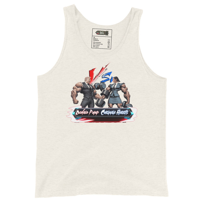 DONALD PUMP VS CURLMALA HARRIS TANK TOP