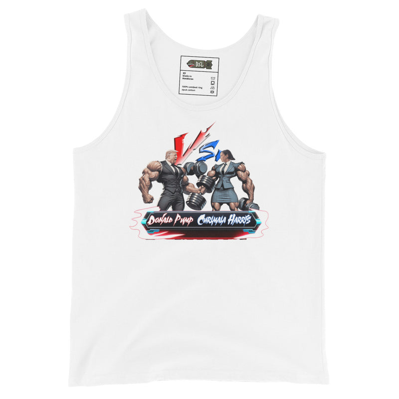 DONALD PUMP VS CURLMALA HARRIS TANK TOP