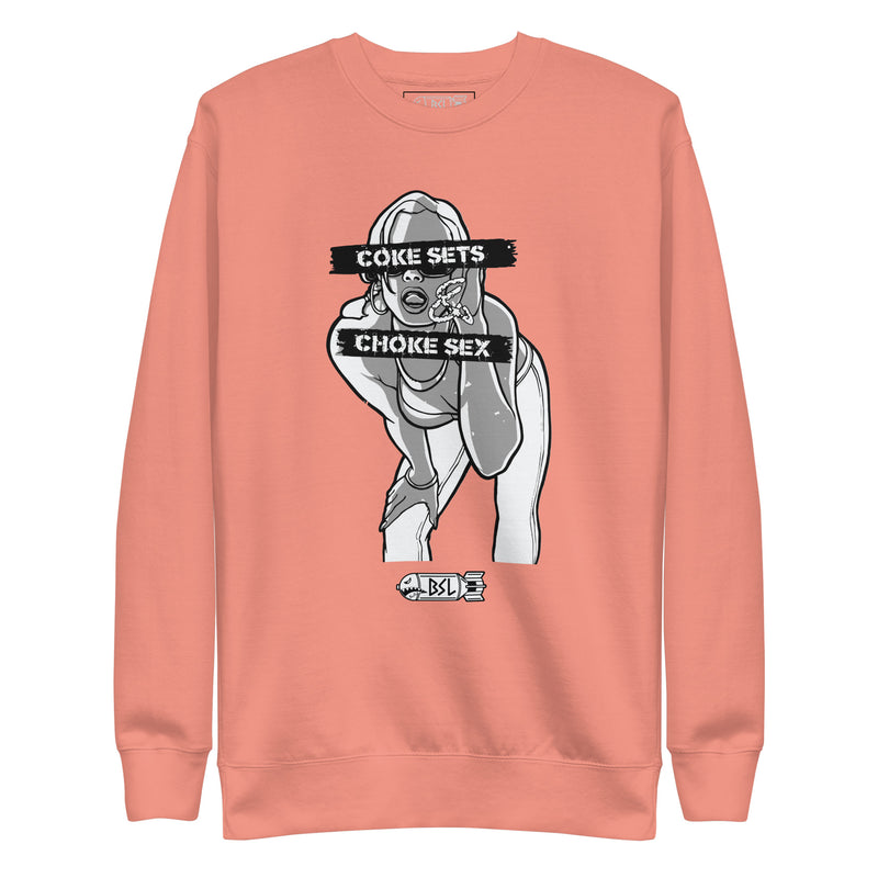 COKE SETS & CHOKE SEX Crewneck Sweatshirt