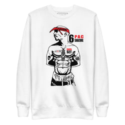 6 PAC Crewneck Sweatshirt - White