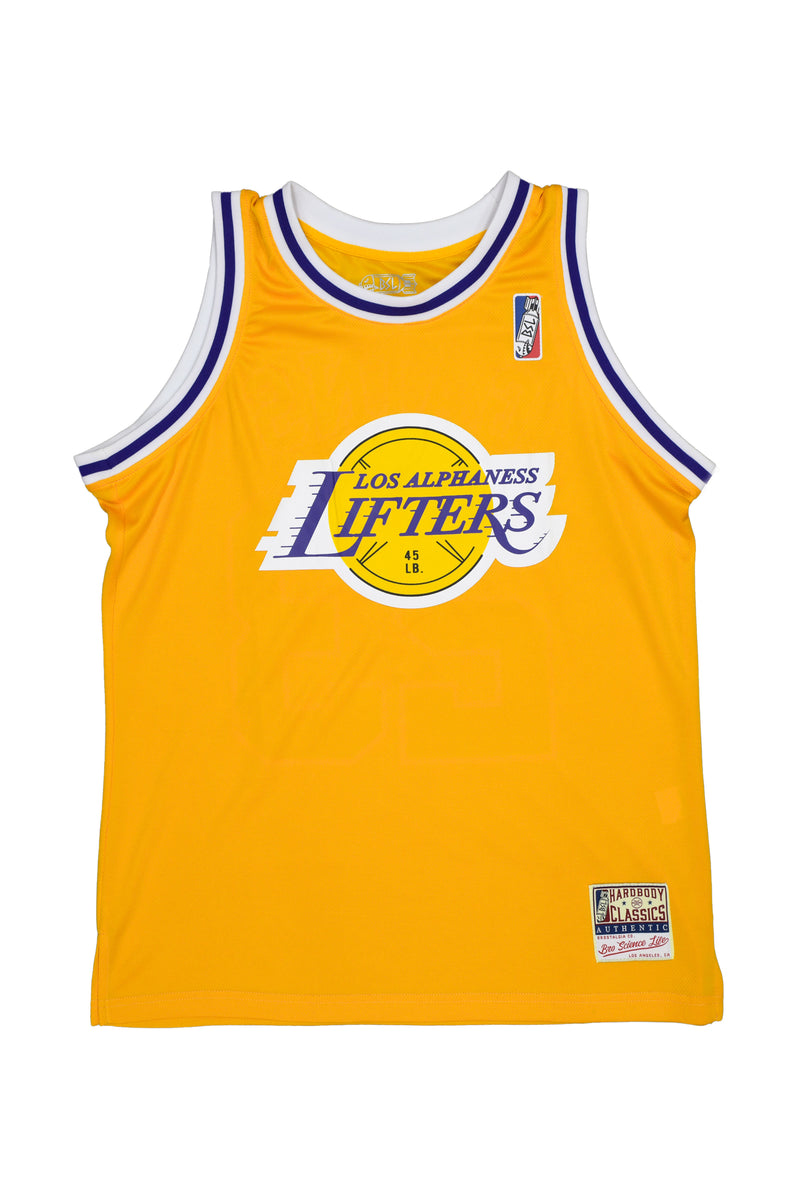 DomMerch BSL Lifters Basketball Jersey Tank BSL303 - Yellow Medium